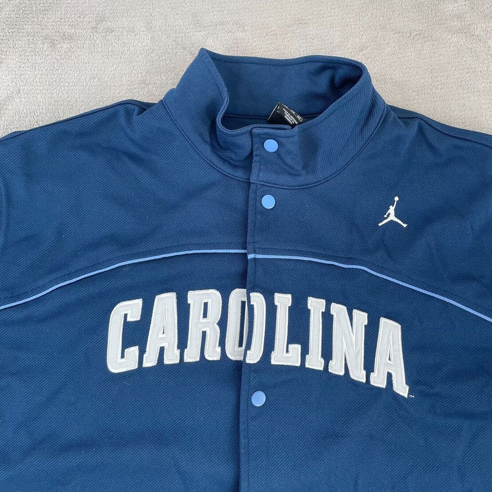 VTG‎ Air Jordan North Carolina Tar Heels Shooting Shirt 2XL Blue Warm Up Nike